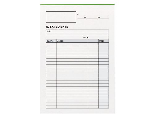 Nota expediente duplicado 215x155 mm , Liderpapel , 94660 , 8423473946606